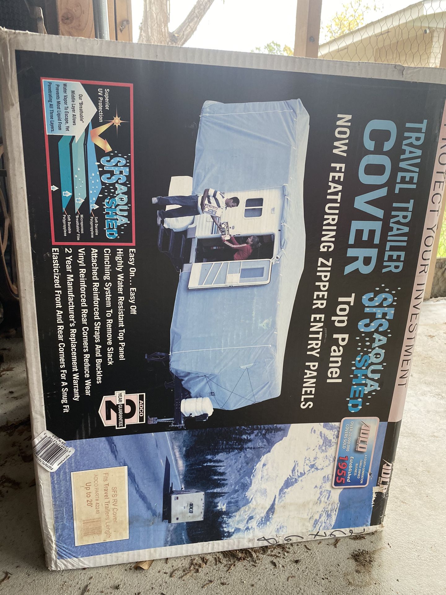 New in Box ADCO Travel Trailer Cover