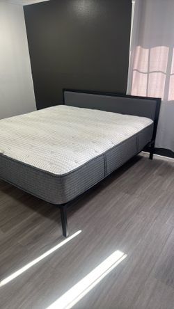 King Bed With Mattress.