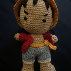 Handmade Crochet Luffy From One Piece 
