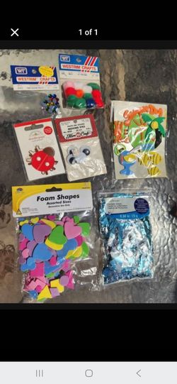 Mixed Craft Supplies Lot