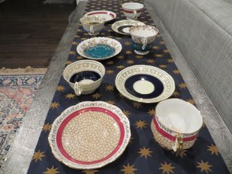 Fine China Teacups and Saucers England and Japan