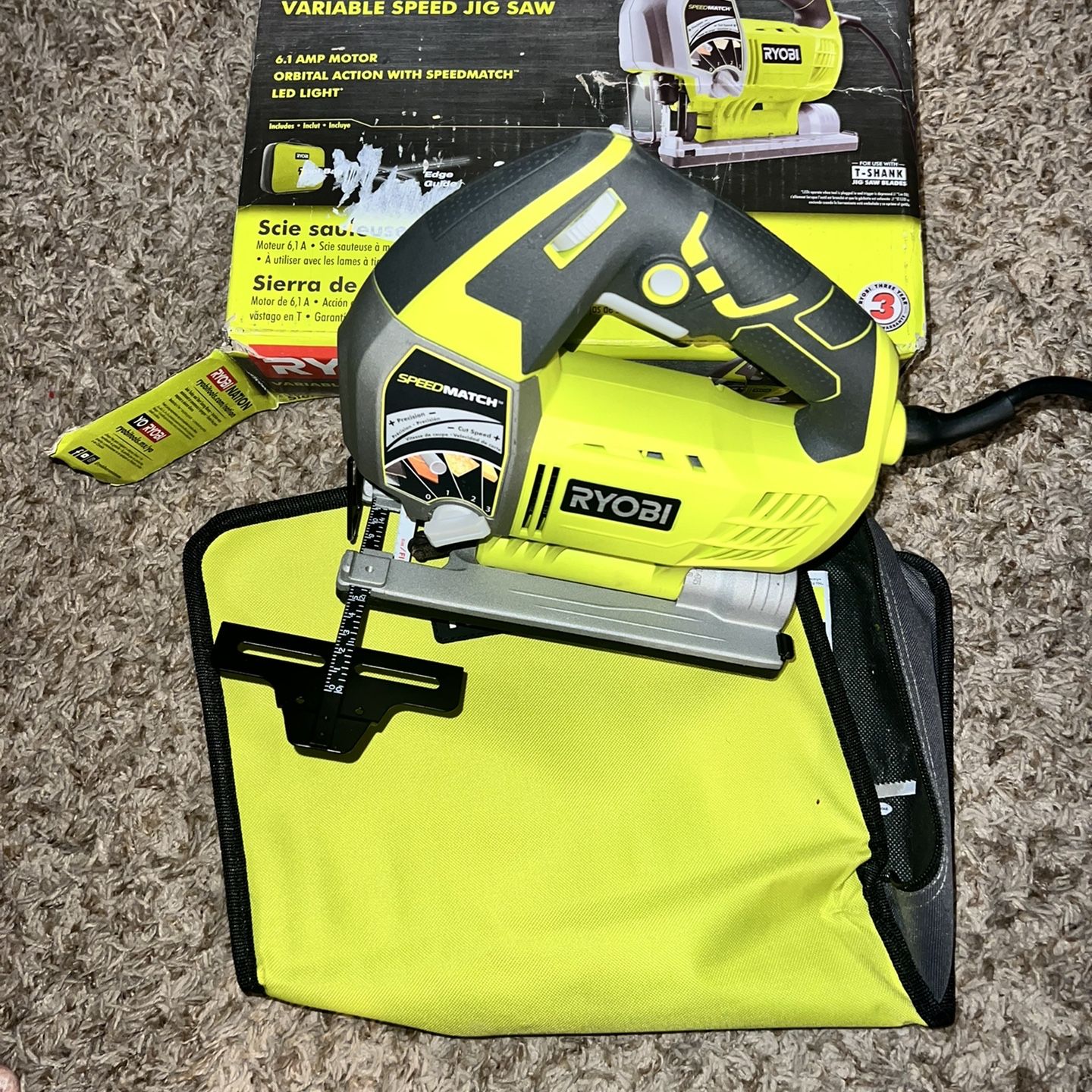 Ryobi 6.1 2024 amp jigsaw