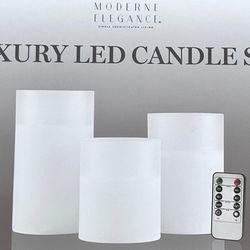 NEW LED Luxury Candle Set