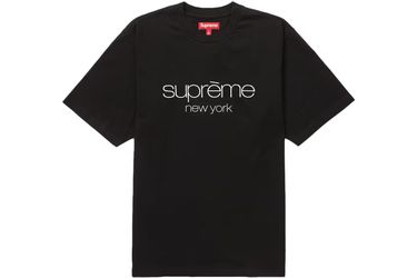 Supreme Logo T Shirt Black 