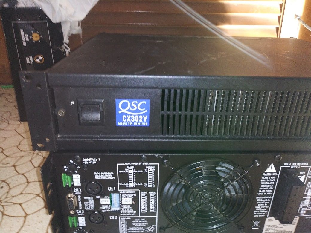 Qsc Cx302v Direct 70v Amp