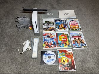 Nintendo wii bundle with wii sports resort