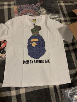NEW MCM BY BATHING APE BLUE
