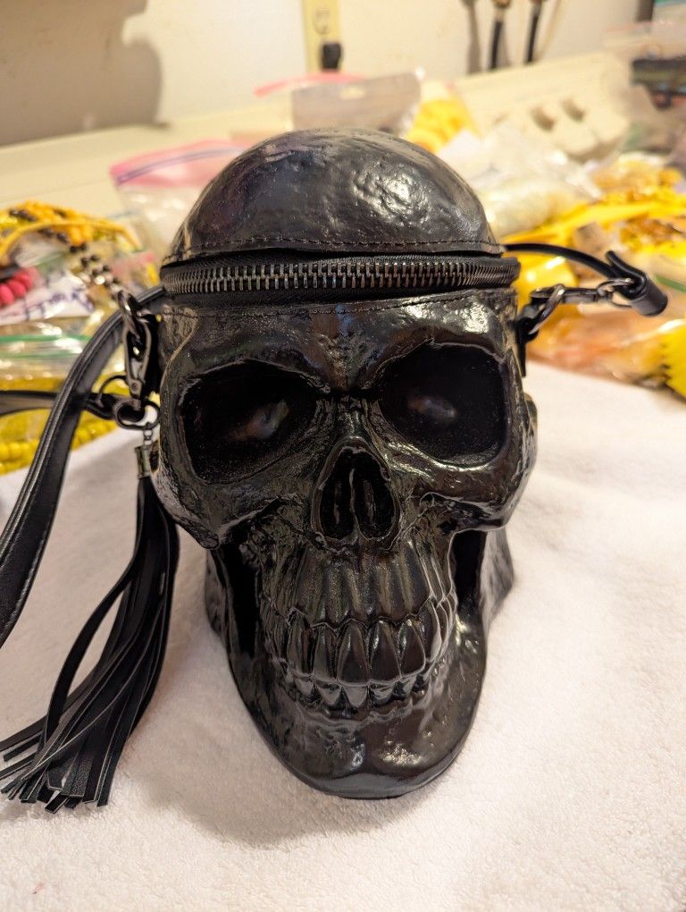 Killstar Black Skull Purse