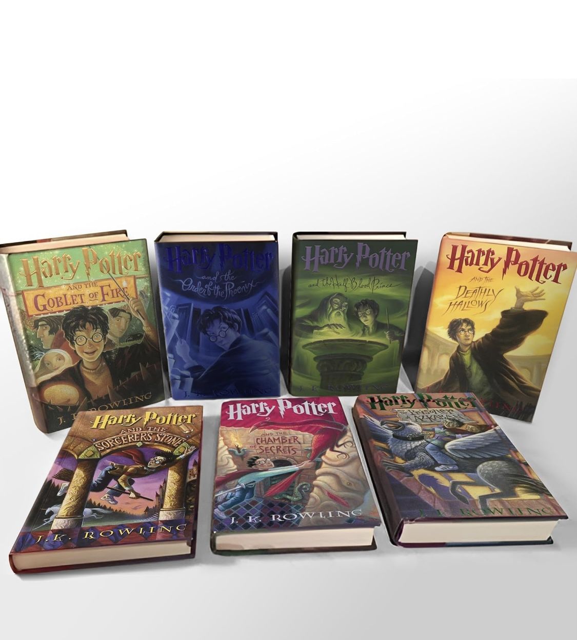 1st Edition Harry Potter Book Set Volumes 1-7 Hardcover