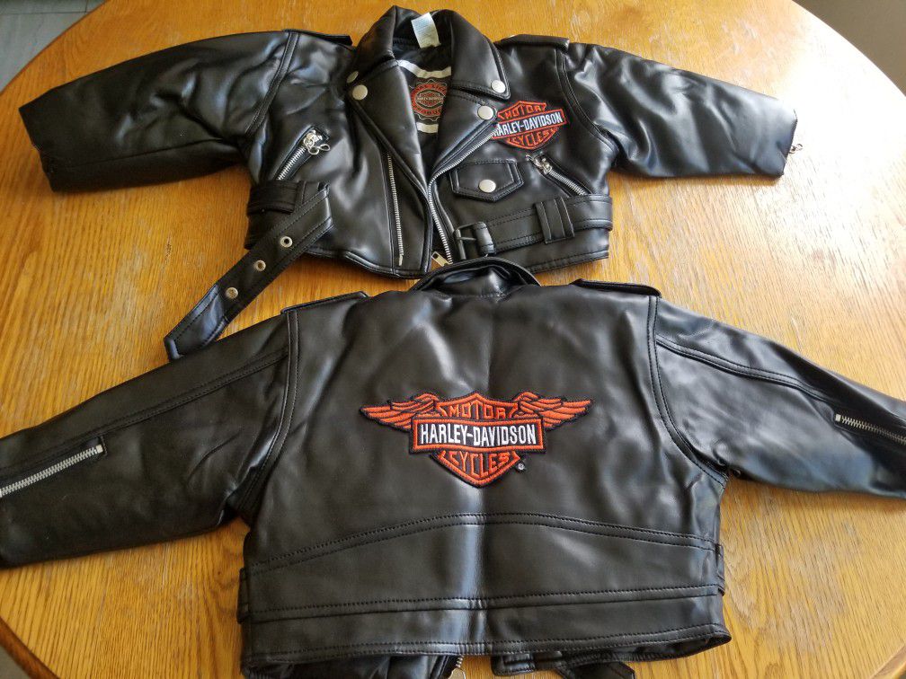 Kids Harley Davidson Leather jackets