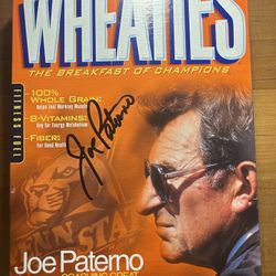 Joe Paterno  Autographed/Signed Wheaties Box