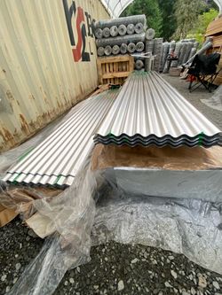 NOW AVAILABLE! - 12FT Long x 26" Wide, 29 Gauge Thickness Galvanized Steel Corrugated Panels