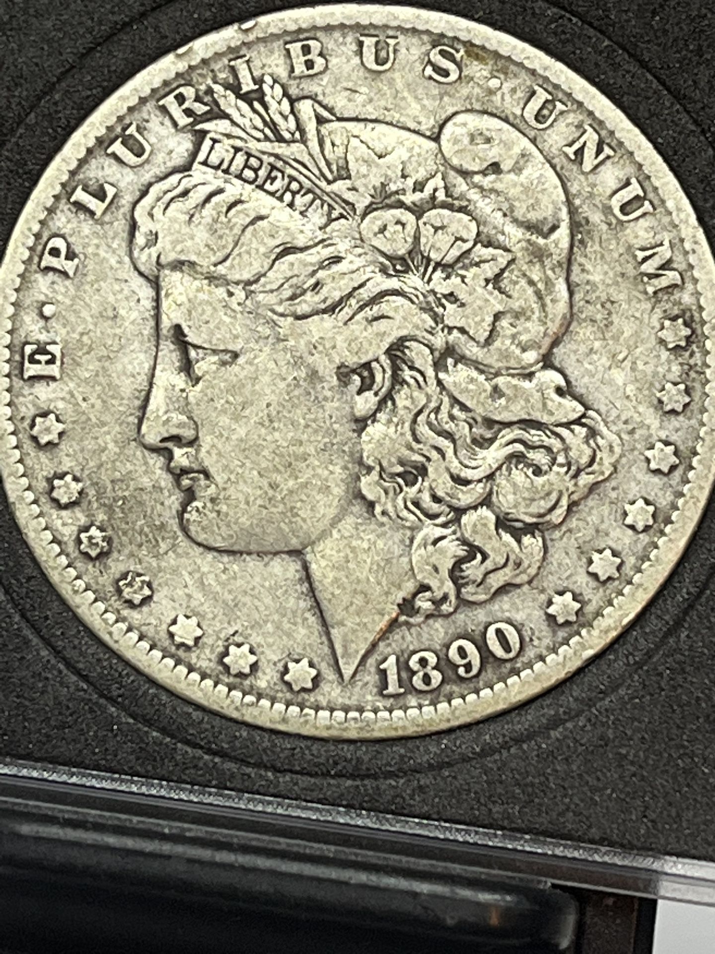 1890-O MORGAN SILVER DOLLAR