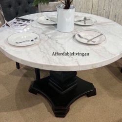 Genuine Marble Dining Table Brand New In Box