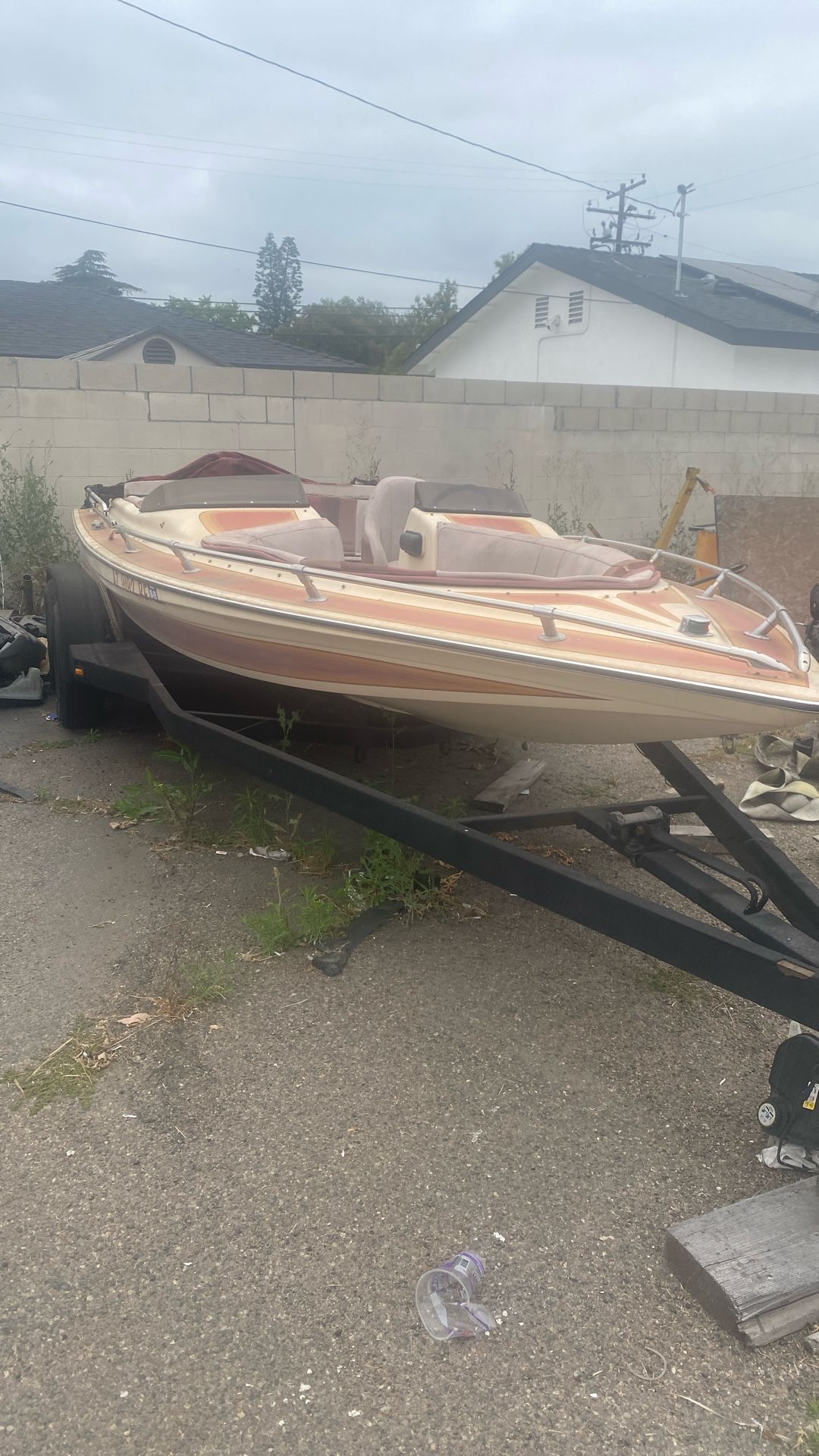 Free Sun Ray Boat No Trailer No Papers