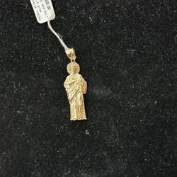 San Judas Gold Pendent 10k 6.5 Grams 