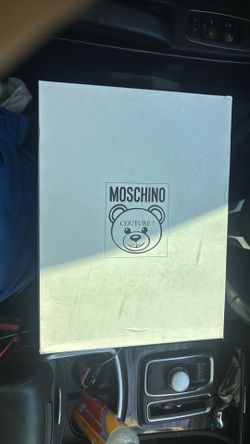Moschino couture teddy shoes