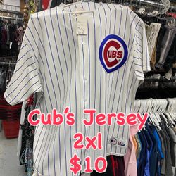 Cub’s Jersey 2xl 