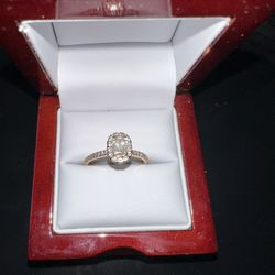 Rose Gold Diamond Engagement Ring