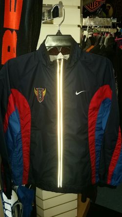 Nike Men's Navy Blue Red USA Lightweight Jacket Size Small