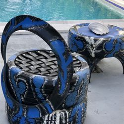 Tire chairs for sale sale