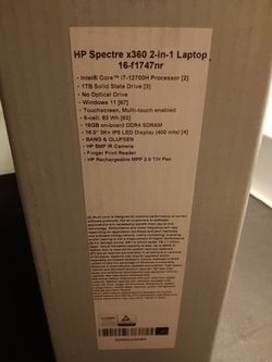 HP Spectre x360 2-in-1 Laptop & External Hard Drive