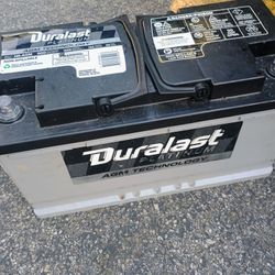 Car Battery Duralast Agm $90
