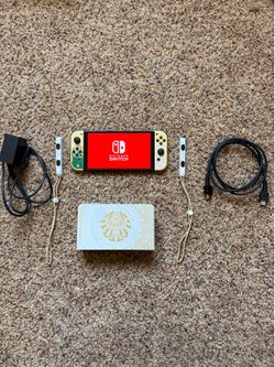 Nintendo Switch OLED Zelda Special Edition 64GB w/ Joy-Con & Dock