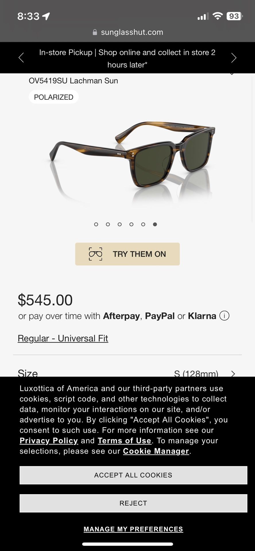 OV5419SU Lachman Sun Polarized Sunglasses