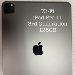 Wi-Fi iPad Pro 11 3rd Generation 128GB