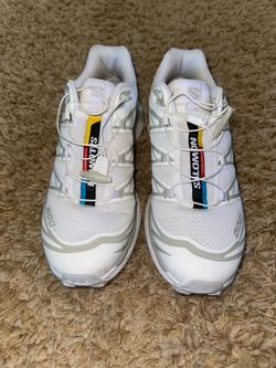 White Salomon S-Lab XT-6 Soft Ground trail running shoes