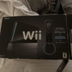 Black Nintendo Wii