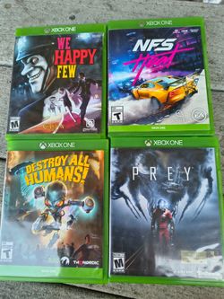 4 Xbox One Games Bundle