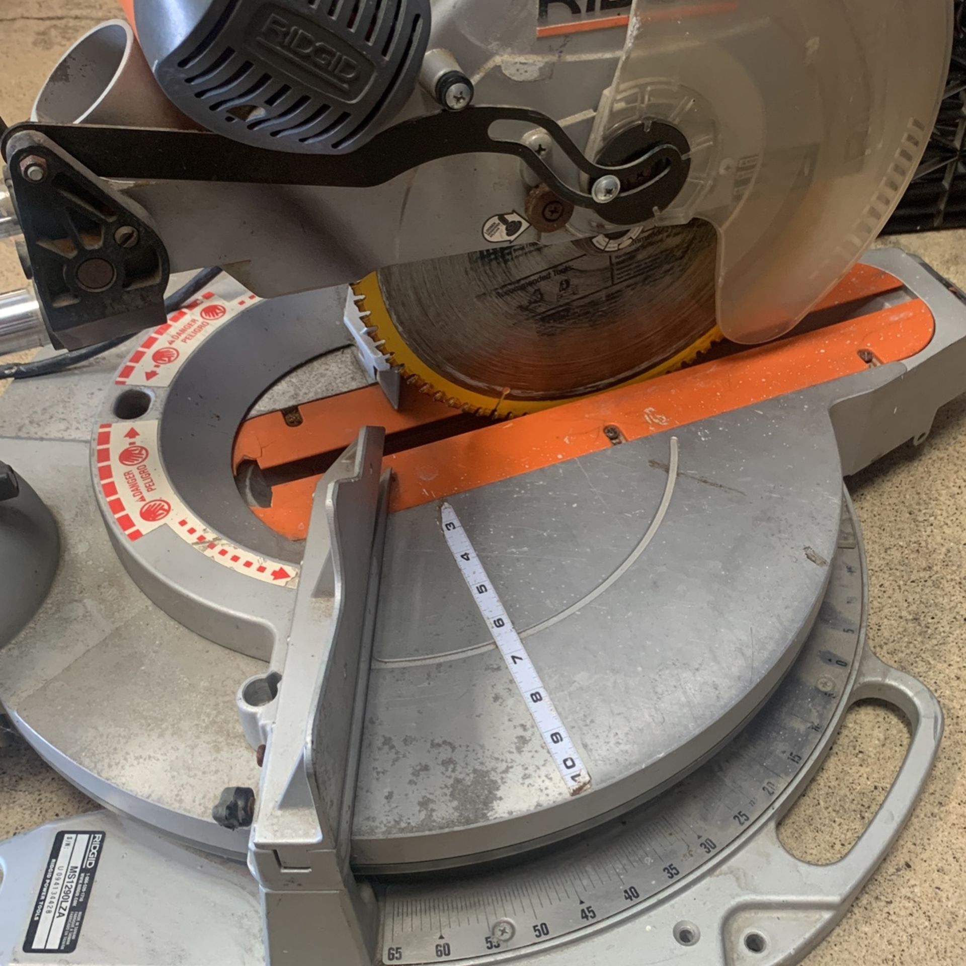 Ridgid 12” Miter Saw MS1290LZA for Sale in Westminster, CA OfferUp