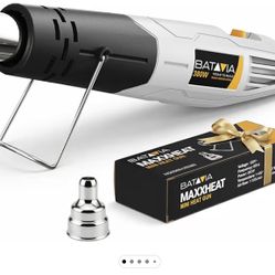 Mini Heat Gun - BATAVIA 380W Fast Heat Hot Air Gun Tool with Uniform Heat Tech & Dual Protection Fuses