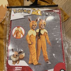 Pokémon Halloween Costume Eevee Sz 3T-4T