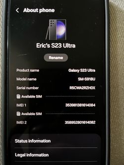 Galaxy s23  ultra