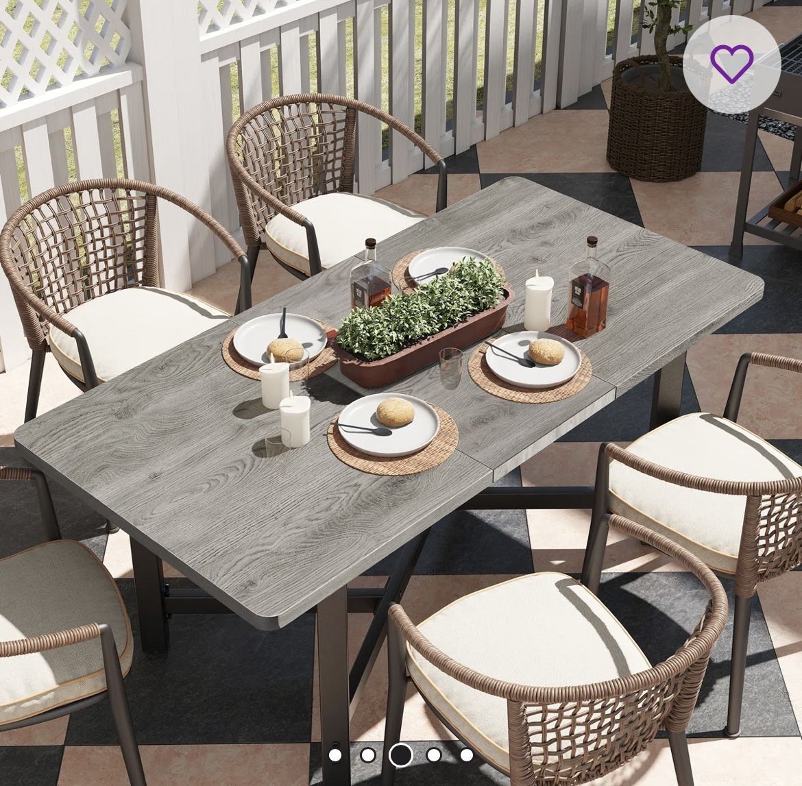 Extendable Dining Table, Seats 6-8 *Brand New*
