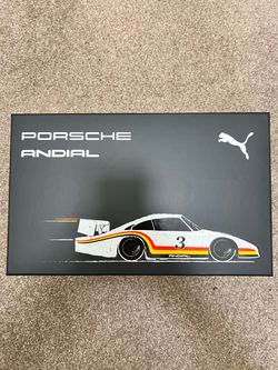 NEW Porsche x Puma ANDIAL 50th Anniversary PL Indoor Sneakers Size 10.5 Deadstock