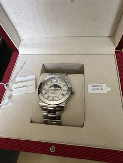 Brand new in the box Salvatore best watch moon face, sapphire, crystal $400