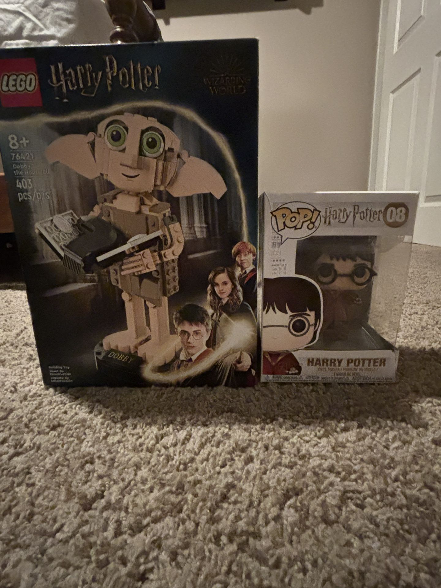 Harry Potter Funko And Dobby Lego Set