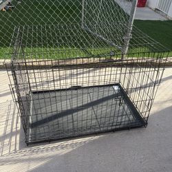 Large Dog Cage Black