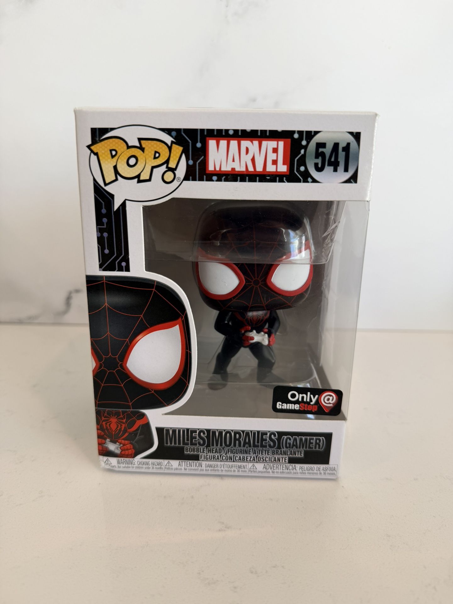 Brand New Miles Morales Gamer Funko Pop GameStop Exclusive