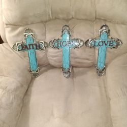Set of Three Crosses 