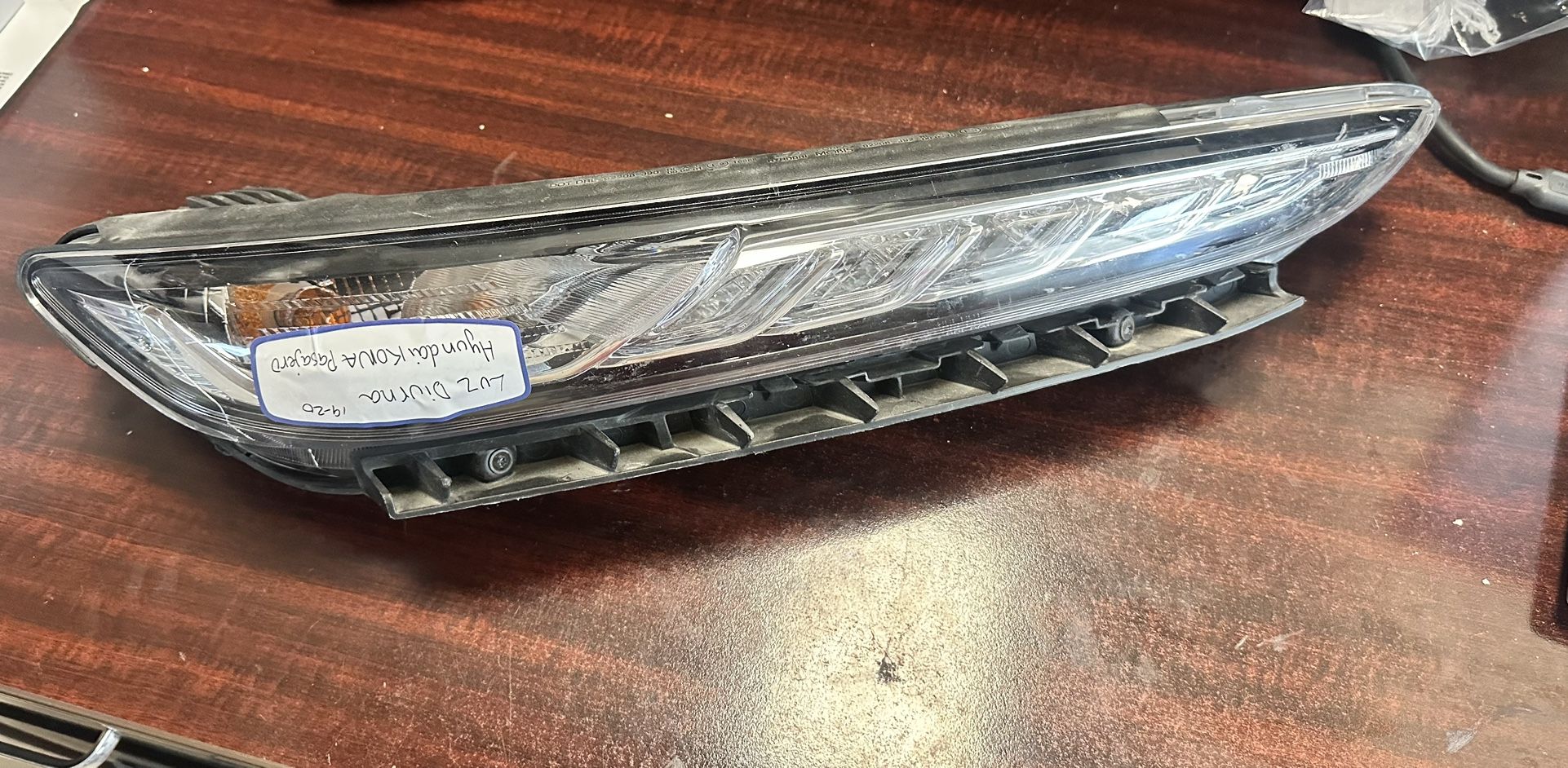 Luz Diurna 2019-2021 Hyundai Kona Del Lado Del Pasajero