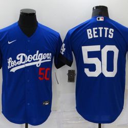 Mookie Betts Los Angeles Dodgers City Connect Jersey-Royal