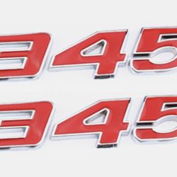 345 EMBLEMS (metal)