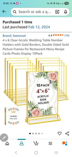 Sign Holder Gold