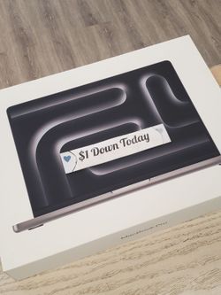 💻 MacBook Pro 14” M3 Laptop– Brand New! Take It Home for $5 Down!
