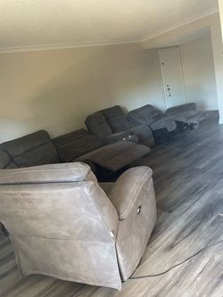 Recliners sofa, L shape